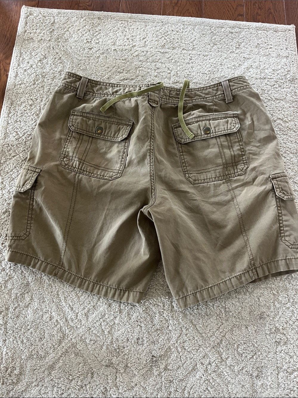 Eddie Bauer Navy and Khaki Cargo Shorts Duo - Picture 8 of 12